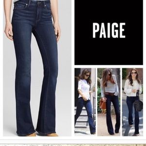 🌻Paige Bell Canyon Jeans Size 29petite Dark wash